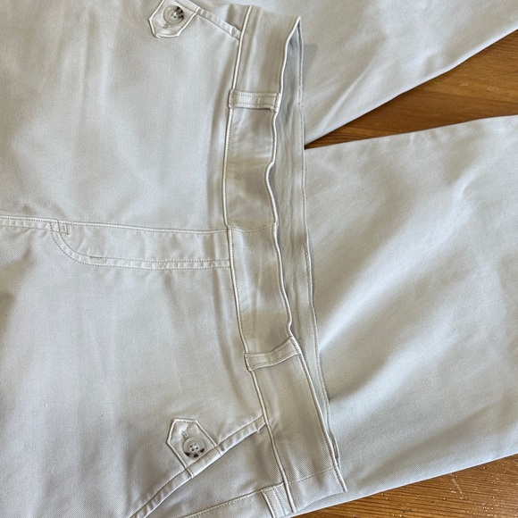 SPANX Ankle-Length Twill Pants - Cream - Picture 11 of 13